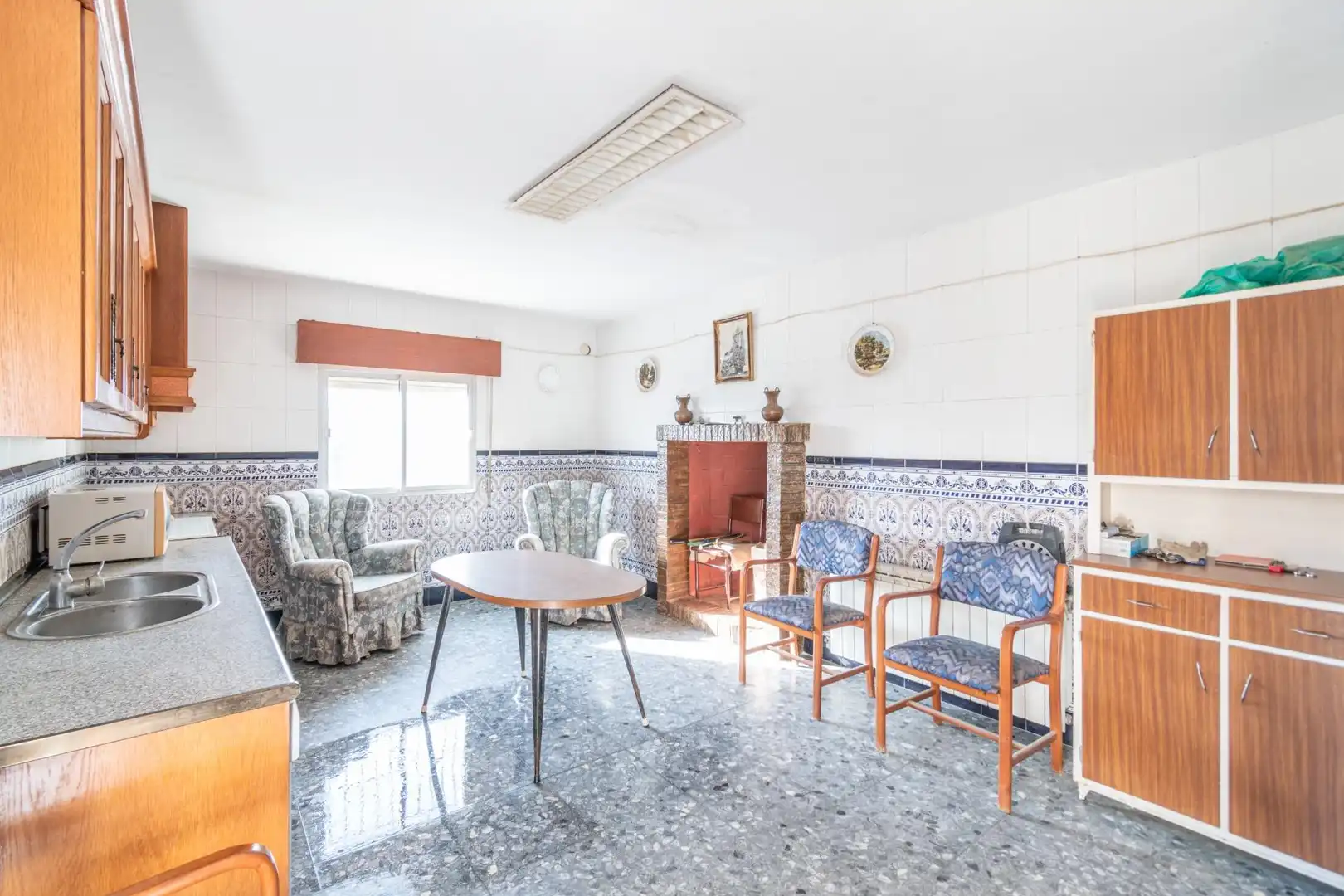 Sala de estar de Casa o chalet en venta en Vegas del Genil con Calefacción, Jardín privado y Terraza