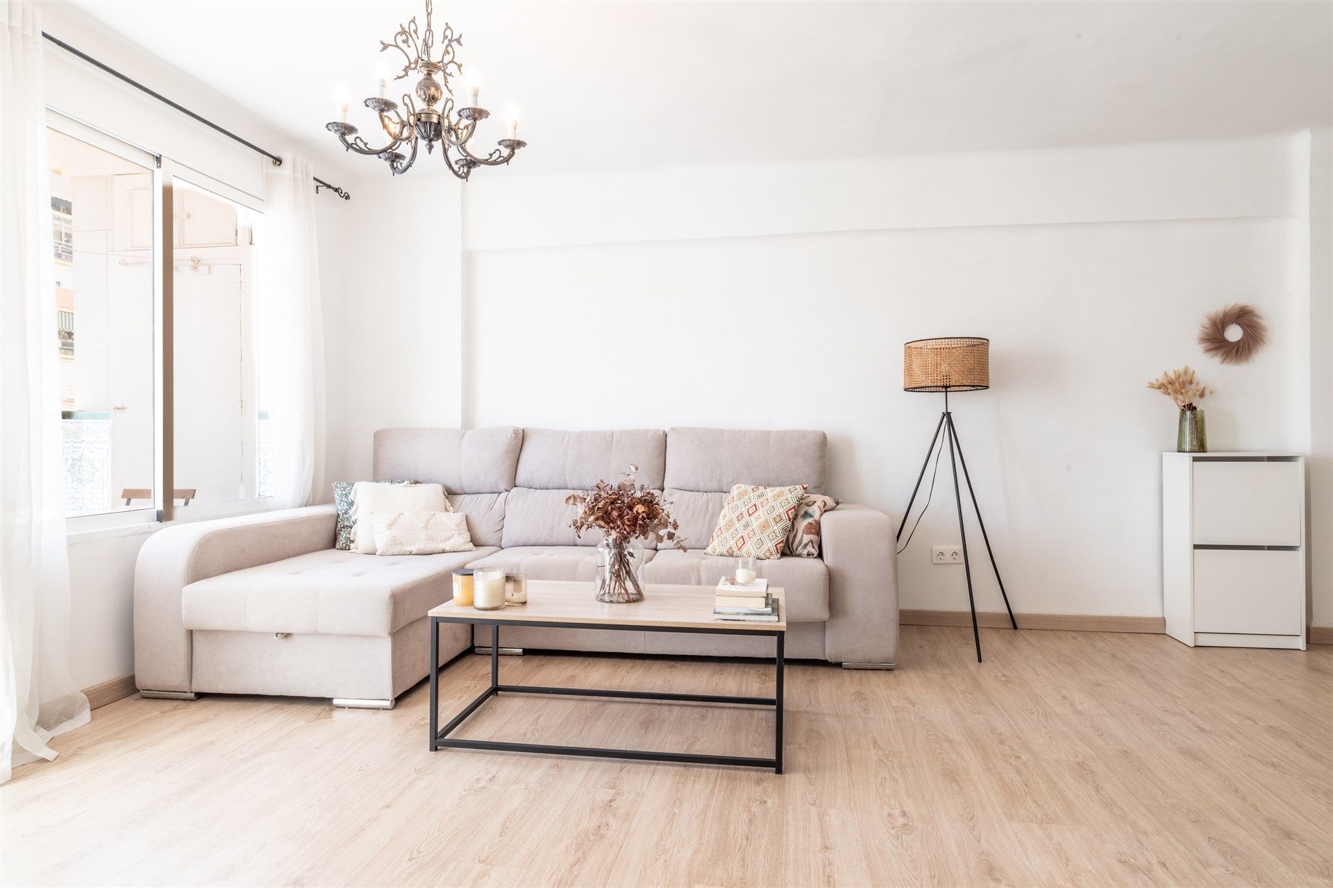 Sala d'estar de Apartament en venda en Málaga Capital amb Terrassa