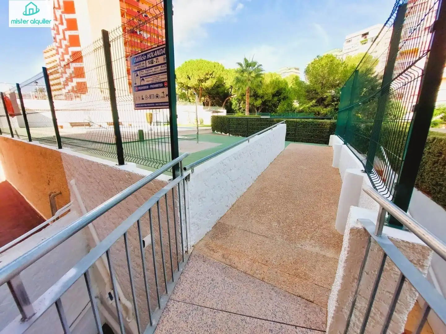 Exterior view of Apartments for rent in Benidorm  with Air Conditioner, Heating and Private garden