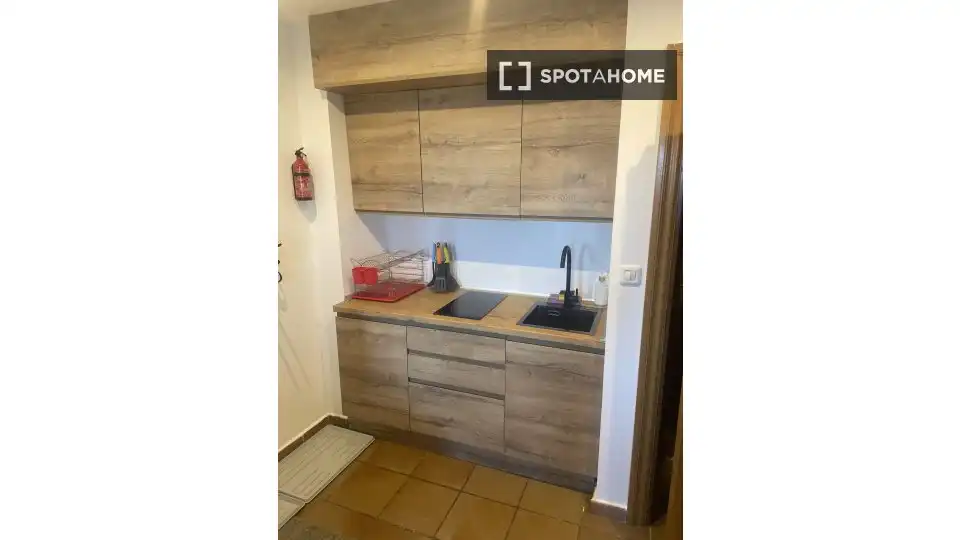 Kitchen of Apartments for share in Sierra Nevada  with Air Conditioner, Terrace and Furnished