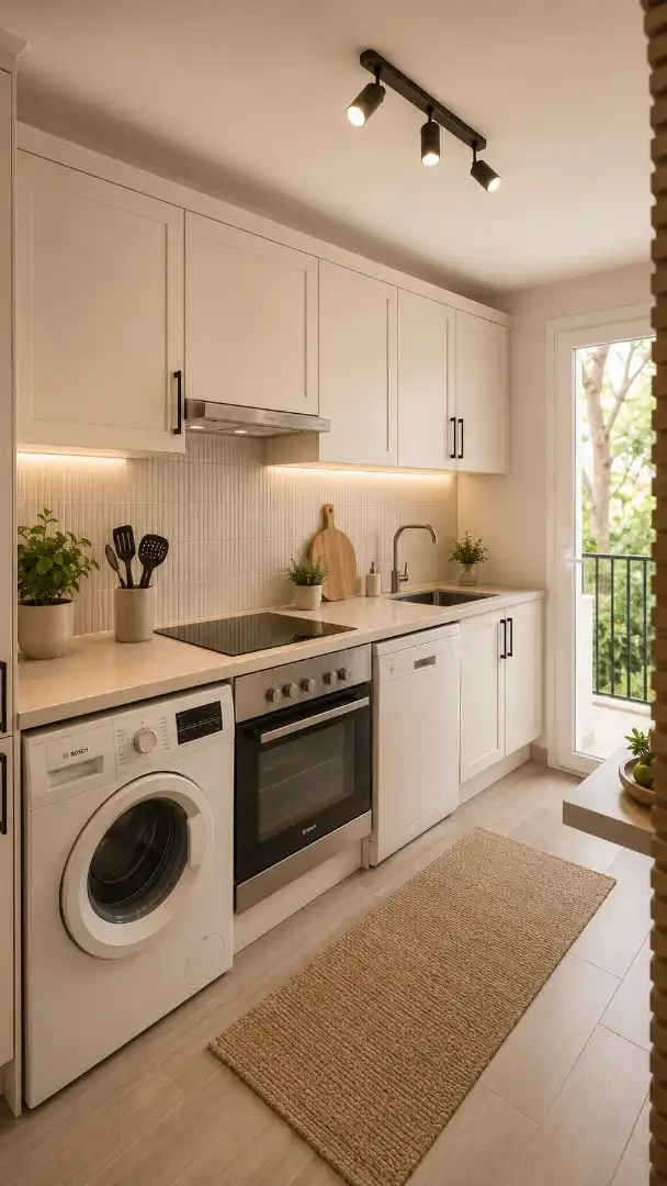 Cocina de Apartamento en venta en Marbella con Aire acondicionado, Calefacción y Amueblado