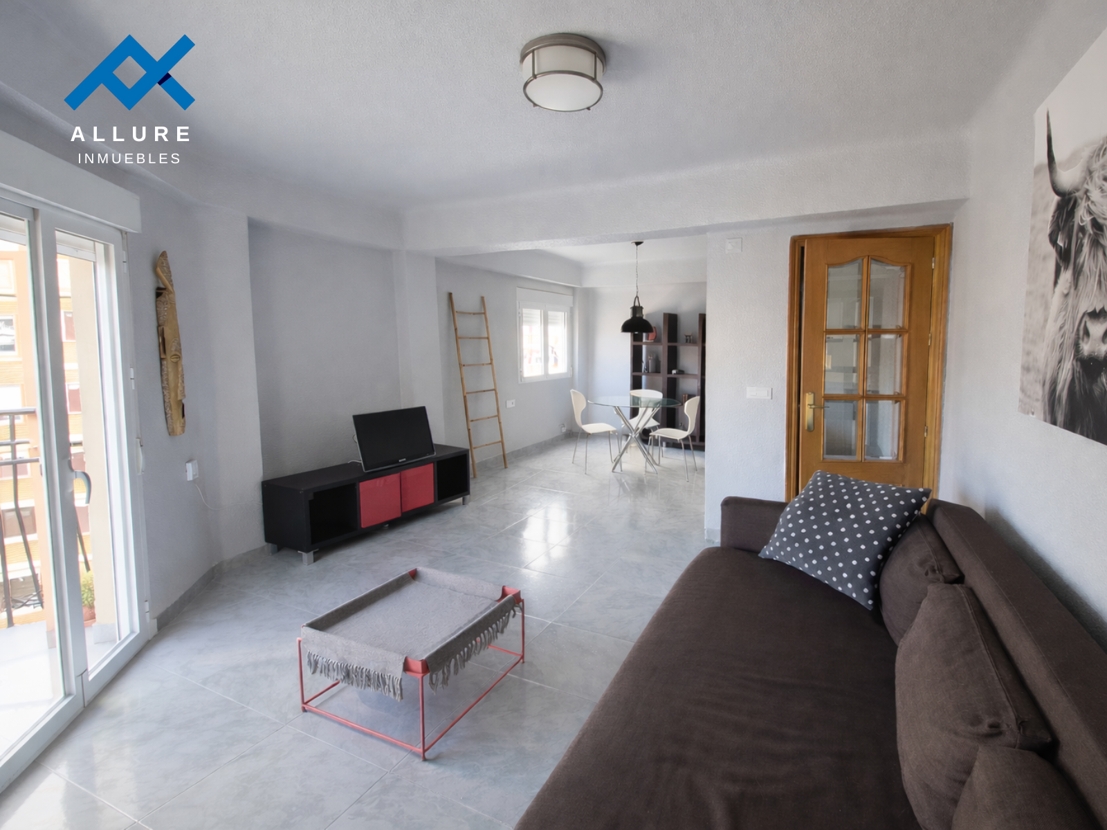 Living room of Flat for sale in  Murcia Capital  with Air Conditioner, Storage room and Furnished