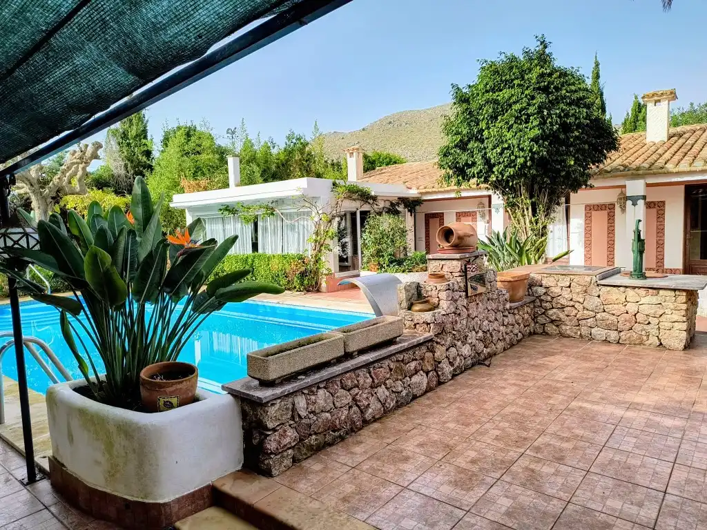 Jardín de Casa o chalet en venta en Pollença con Aire acondicionado, Terraza y Amueblado