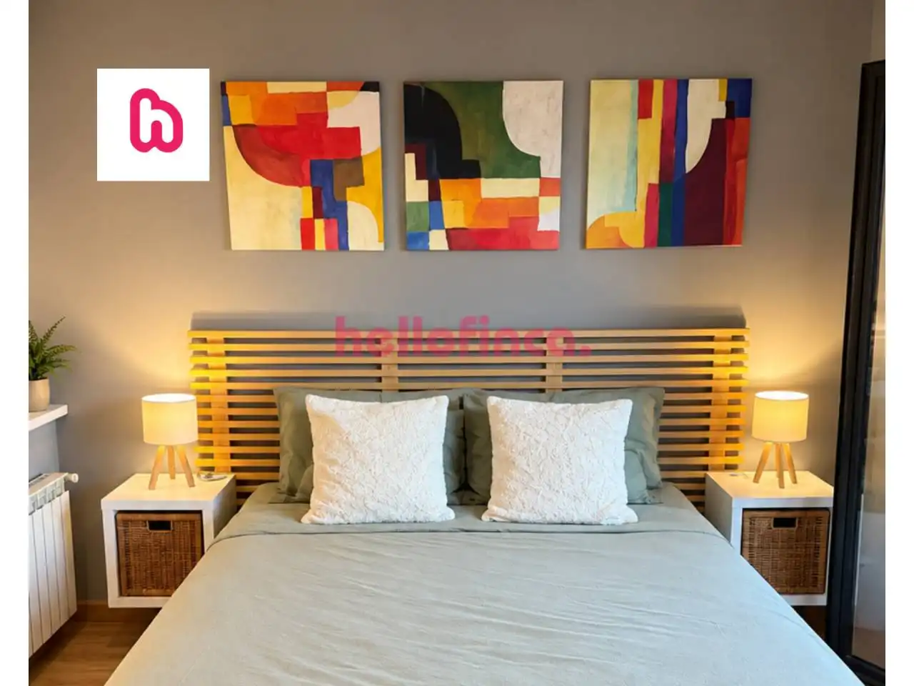 Bedroom of Flat for sale in Terrassa  with Air Conditioner, Heating and Parquet flooring