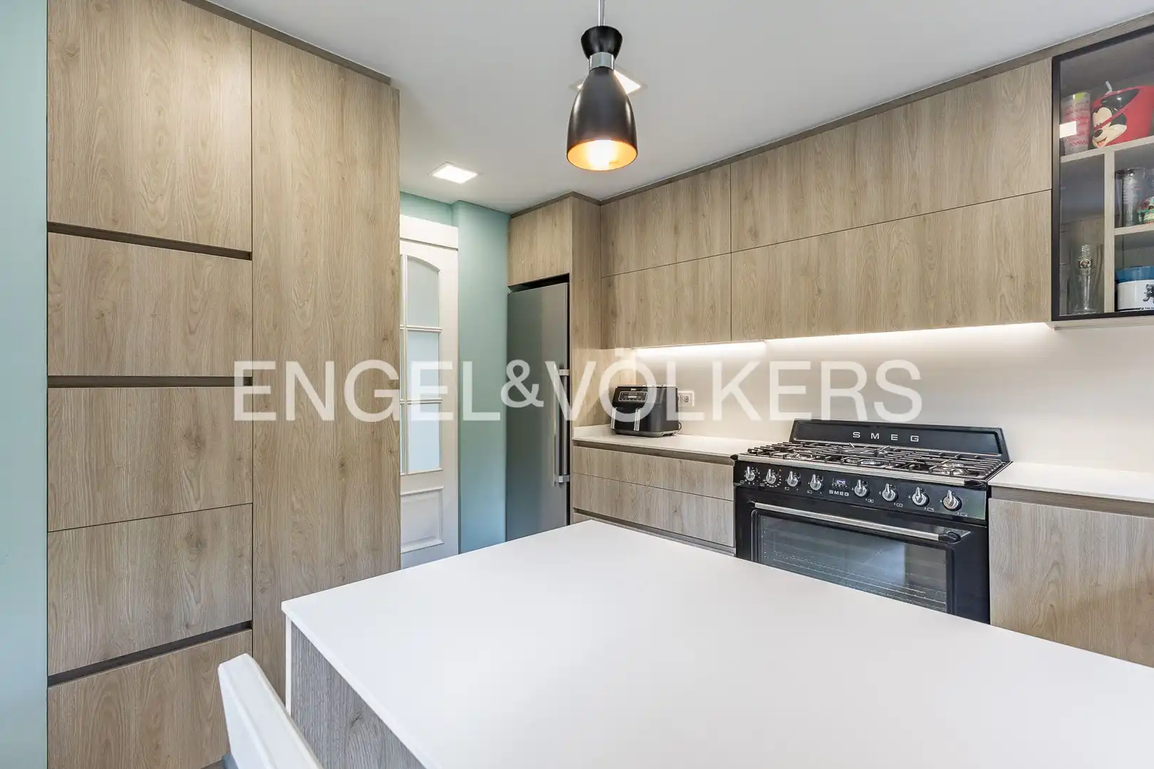 Kitchen of Houses for sale in Sant Cugat del Vallès  with Air Conditioner, Heating and Private garden