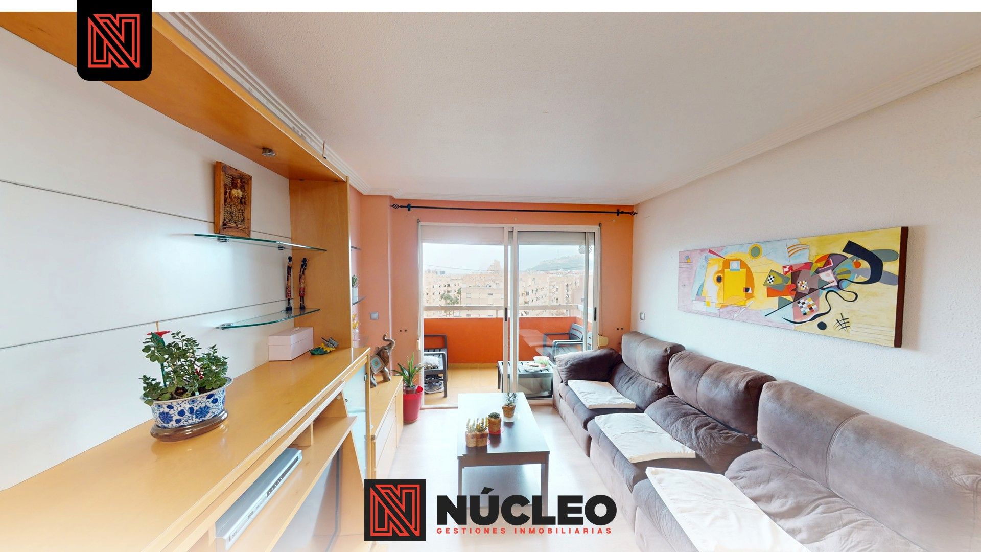 Balcony of Flat for sale in Alicante / Alacant  with Air Conditioner, Heating and Parquet flooring