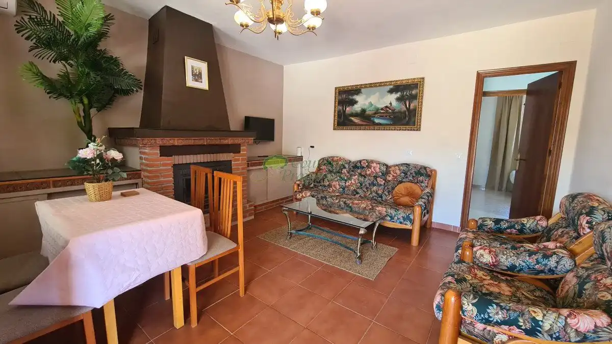 Sala de estar de Finca rústica en venta en Vélez-Málaga con Aire acondicionado, Jardín privado y Terraza