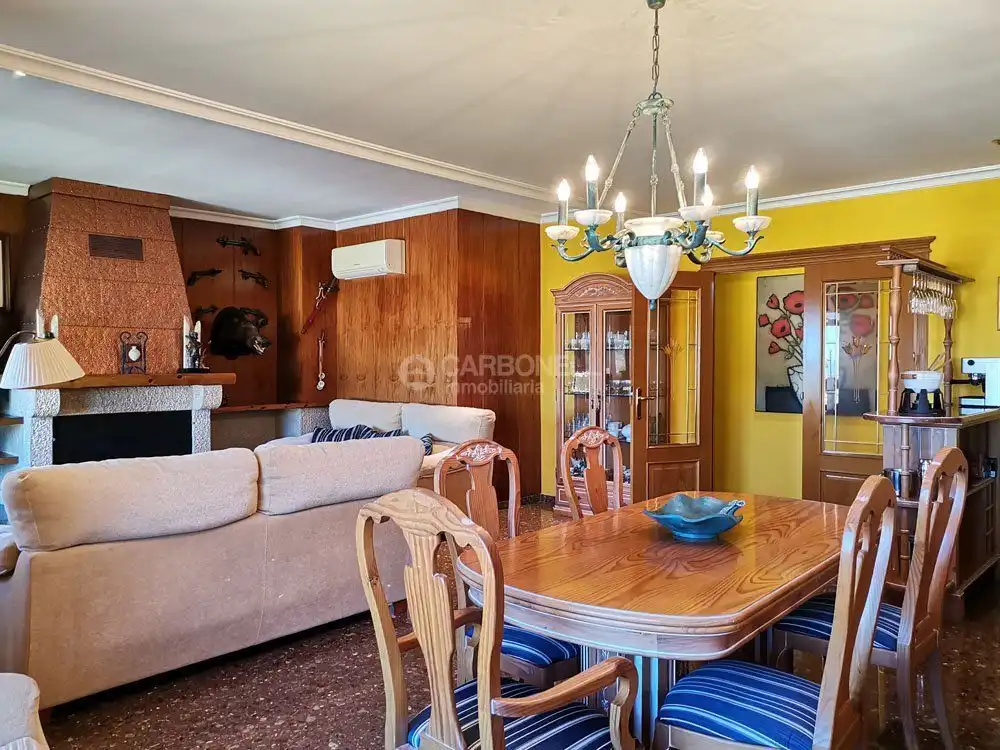 Dining room of Houses for sale in Alcoy / Alcoi  with Air Conditioner, Heating and Terrace