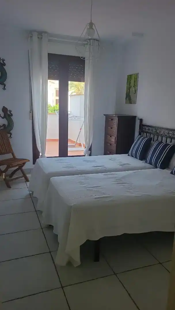 Schlafzimmer von Wohnungen zur Miete in Vera mit Klimaanlage, Schwimmbad und Möbliert