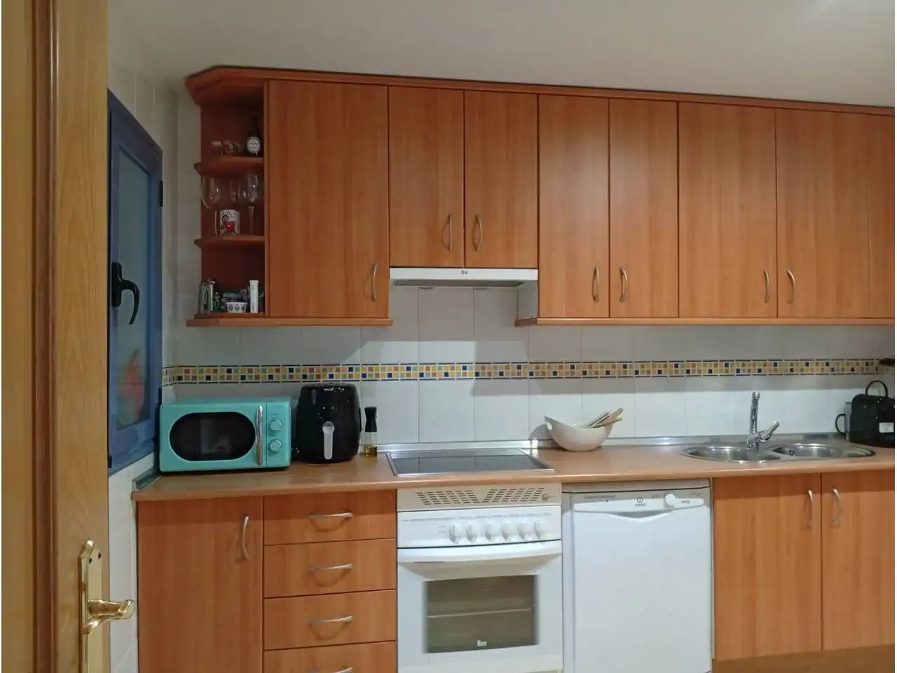 Cocina de Dúplex en venta en Ciudad Real con Aire acondicionado, Terraza y Trastero