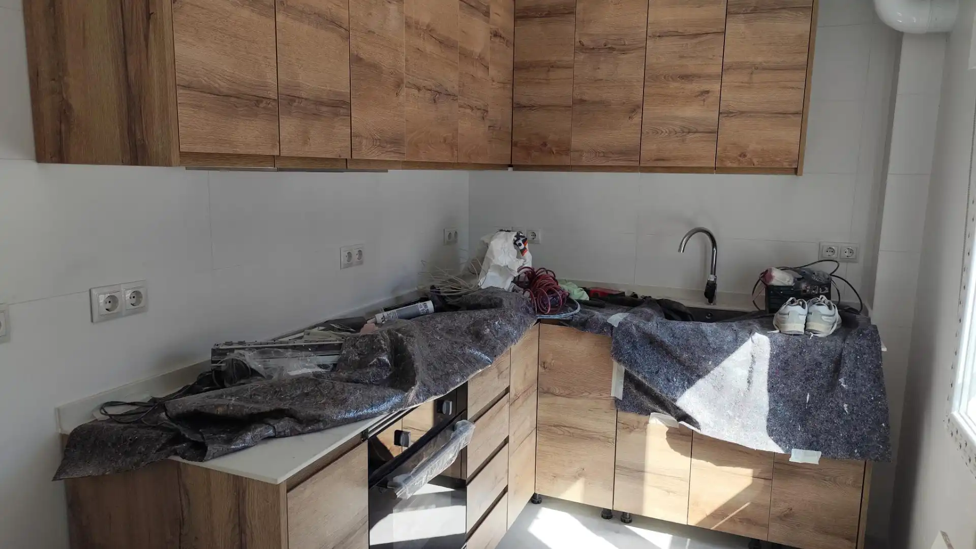 Kitchen of Flat for sale in Paiporta  with Air Conditioner and Balcony