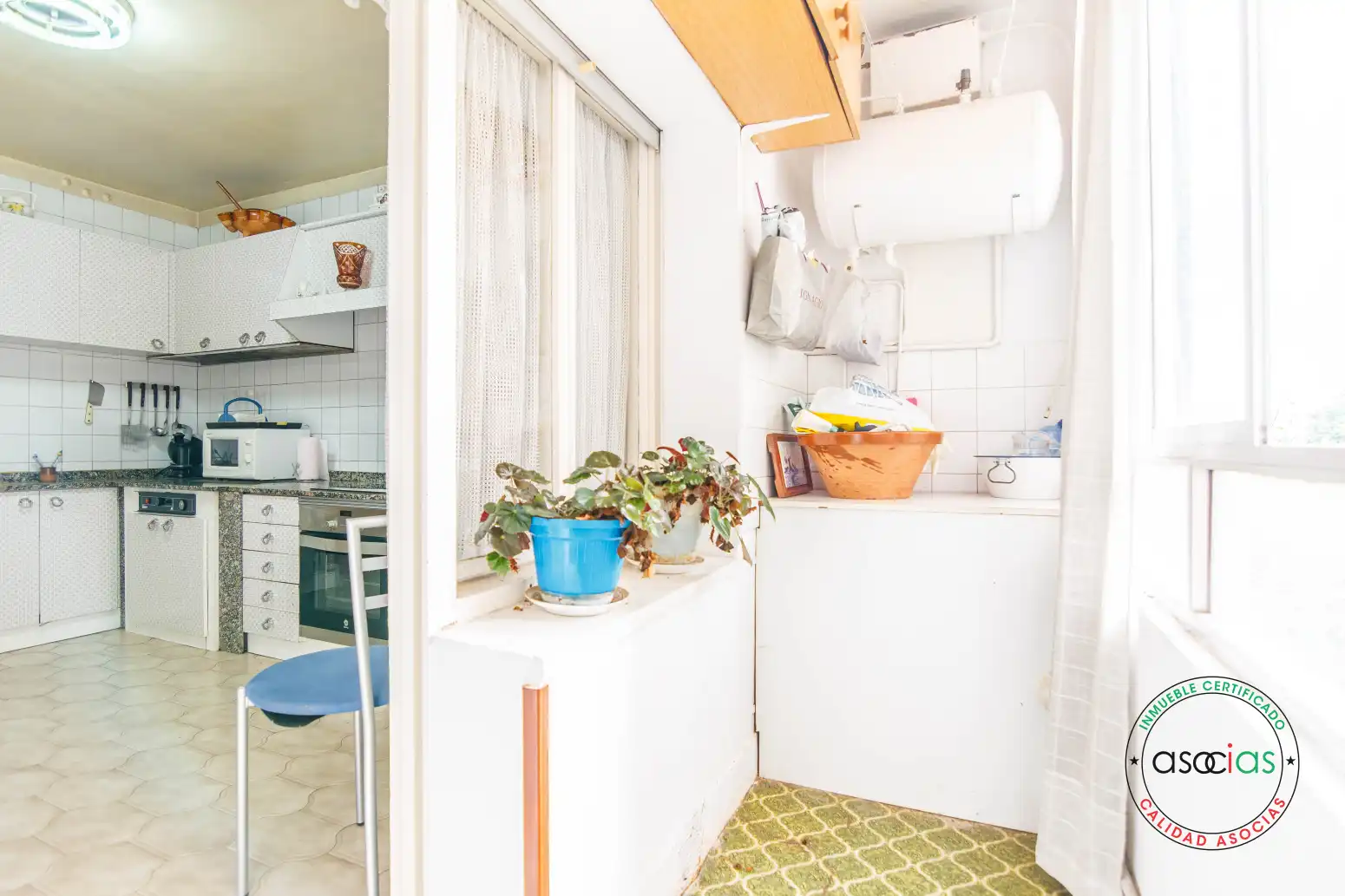 Kitchen of Flat for sale in Nava  with Heating and Balcony