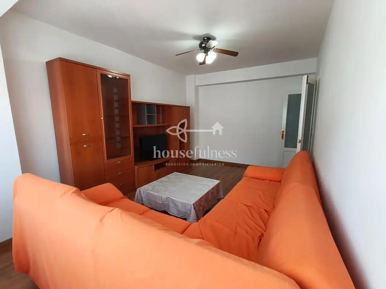 Sala de estar de Piso en venta en Ferrol con Calefacción y Amueblado