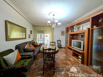 Living room of Flat for sale in Linares  with Air Conditioner, Furnished and Balcony