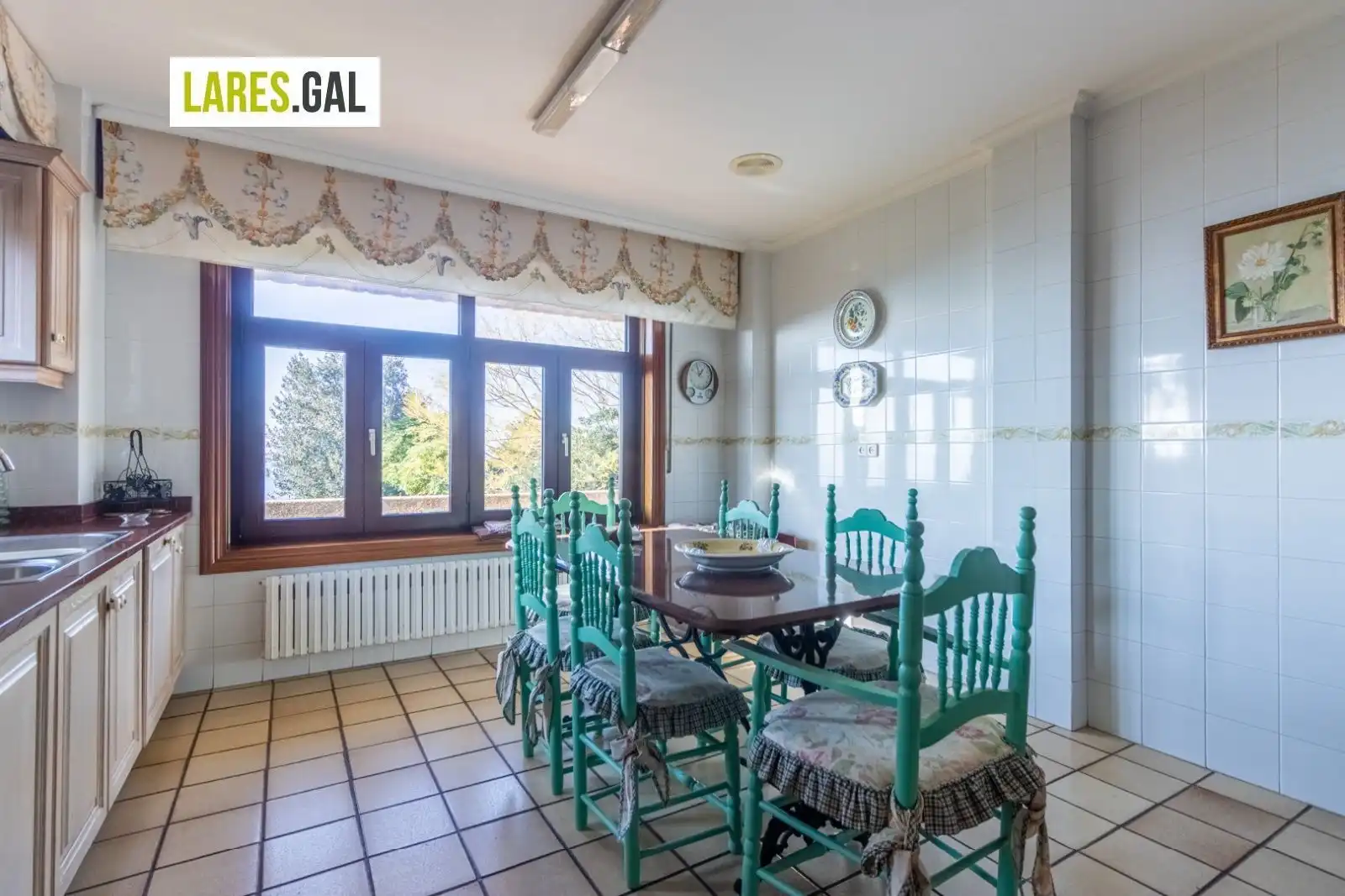 Cuina de Casa o xalet de lloguer en Moaña amb Calefacció, Terrassa i Moblat