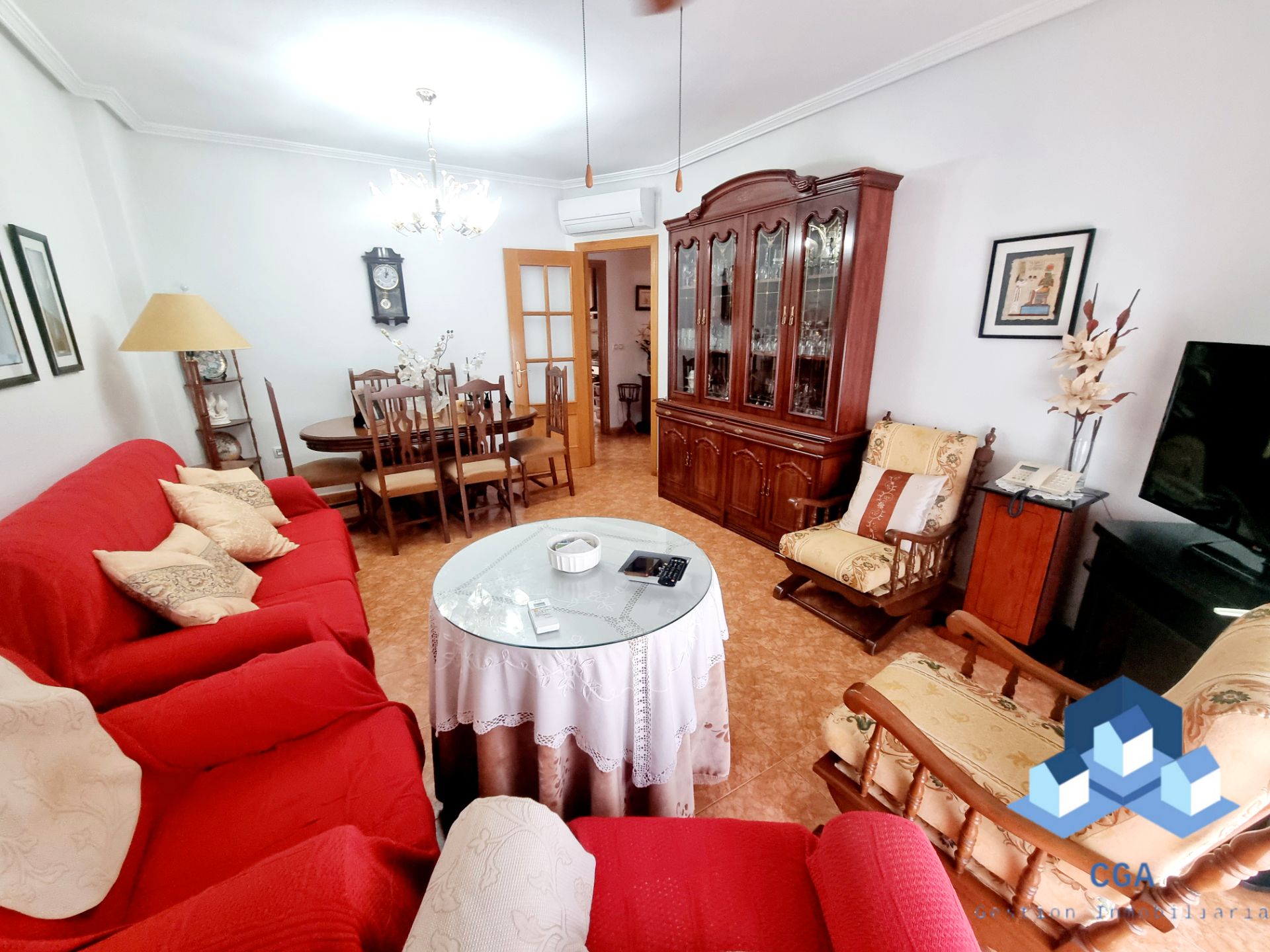 Living room of Flat for sale in Alhama de Murcia  with Air Conditioner, Heating and Storage room