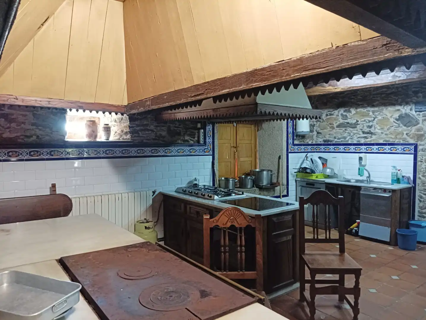 Küche von Country house zum Verkauf in Arzúa mit Klimaanlage, Heizung und Privatgarten