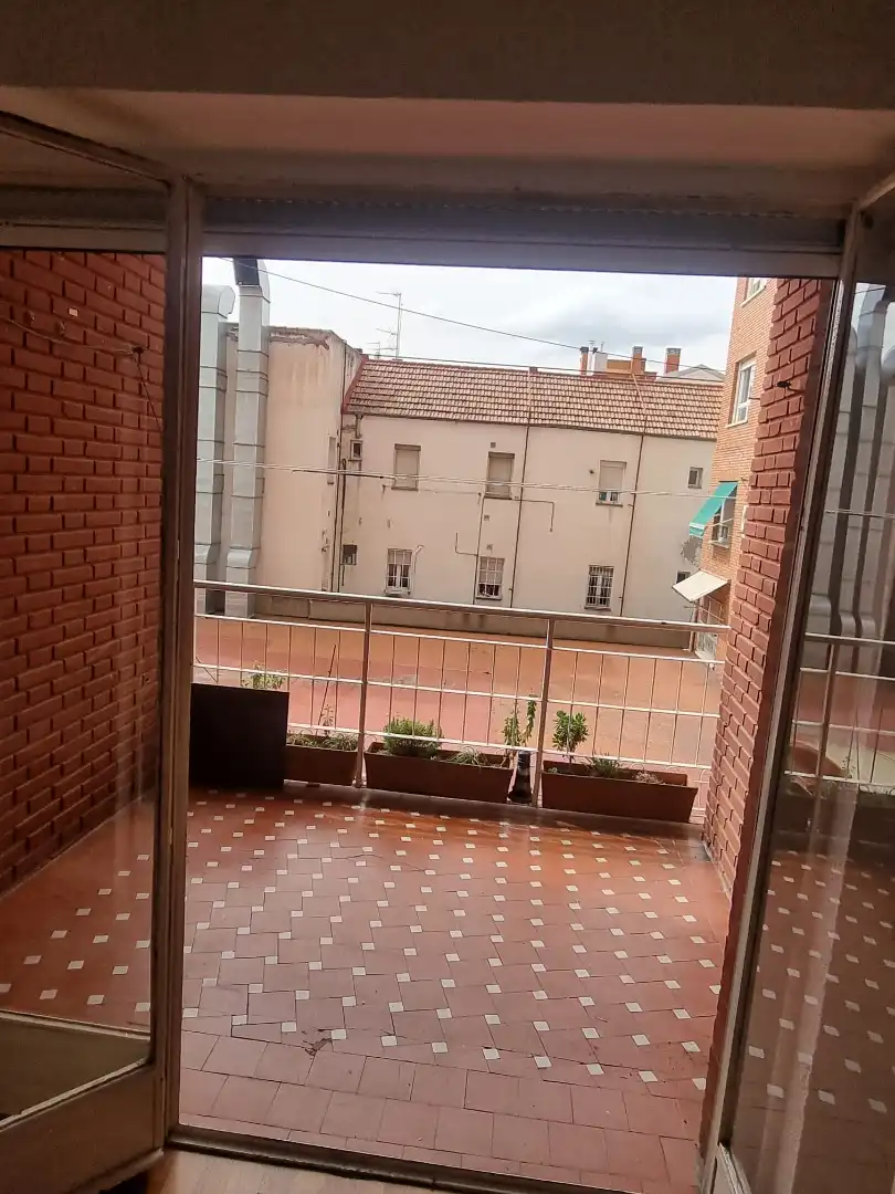 Balcony of Flat for rent in  Madrid Capital  with Heating, Parquet flooring and Terrace