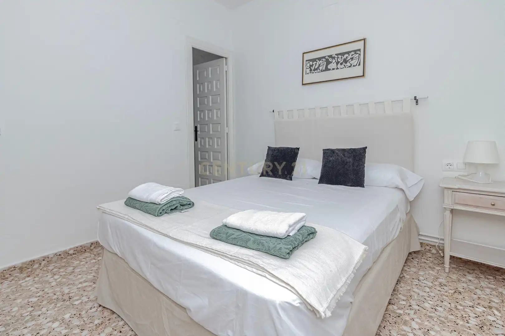 Bedroom of Houses for rent in Calpe / Calp  with Air Conditioner, Private garden and Swimming Pool