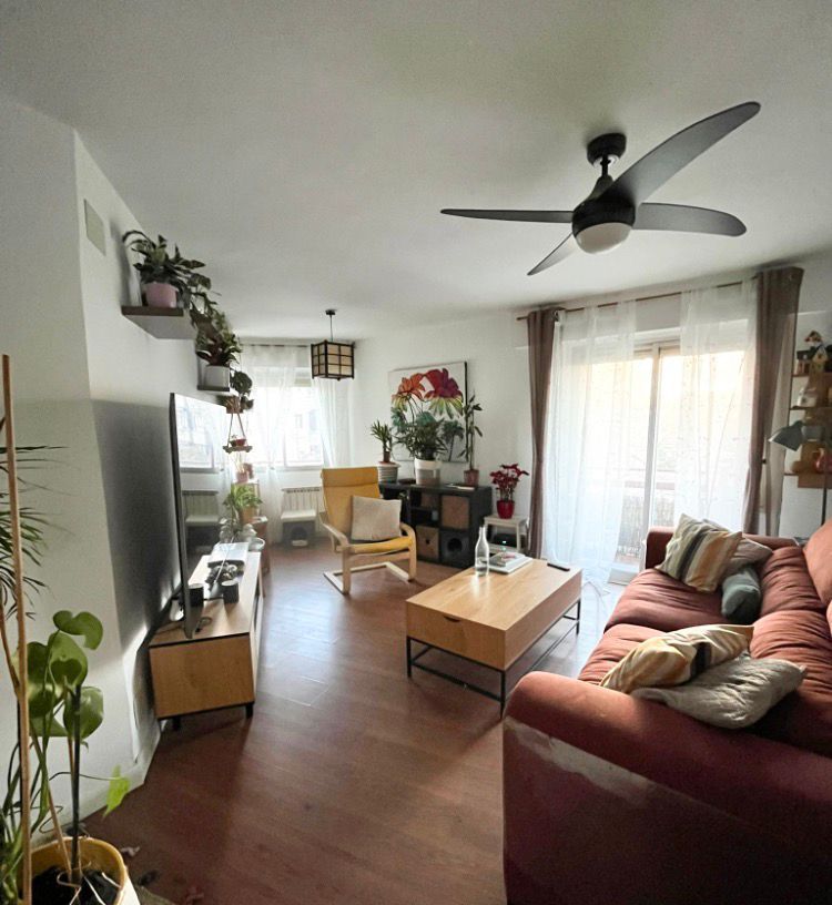 Sala d'estar de Pis en venda en  Madrid Capital amb Terrassa