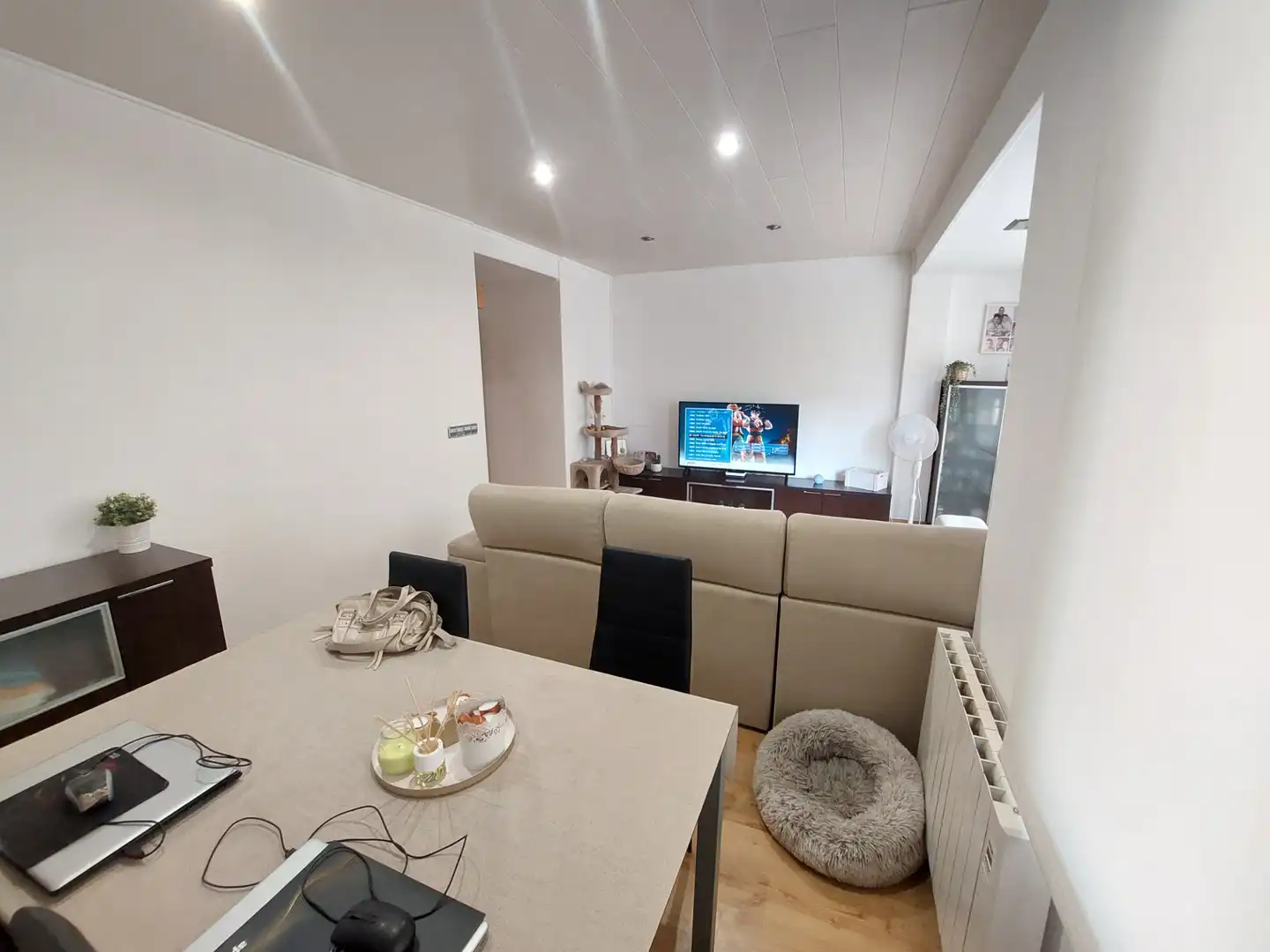 Sala de estar de Piso en venta en Sabadell con Aire acondicionado, Calefacción y Amueblado