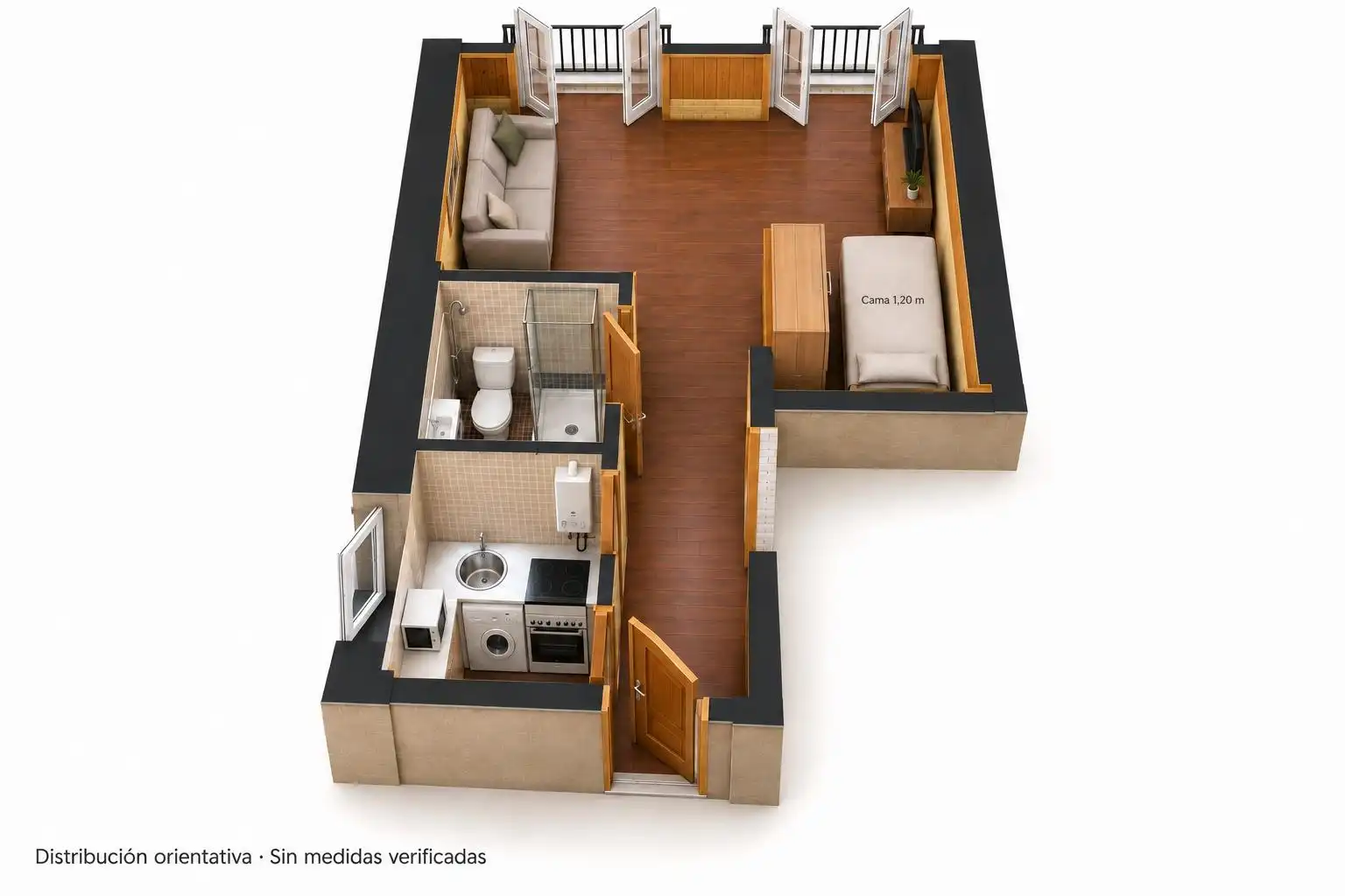 Habitación de Apartamento en venta en Casco Antiguo 