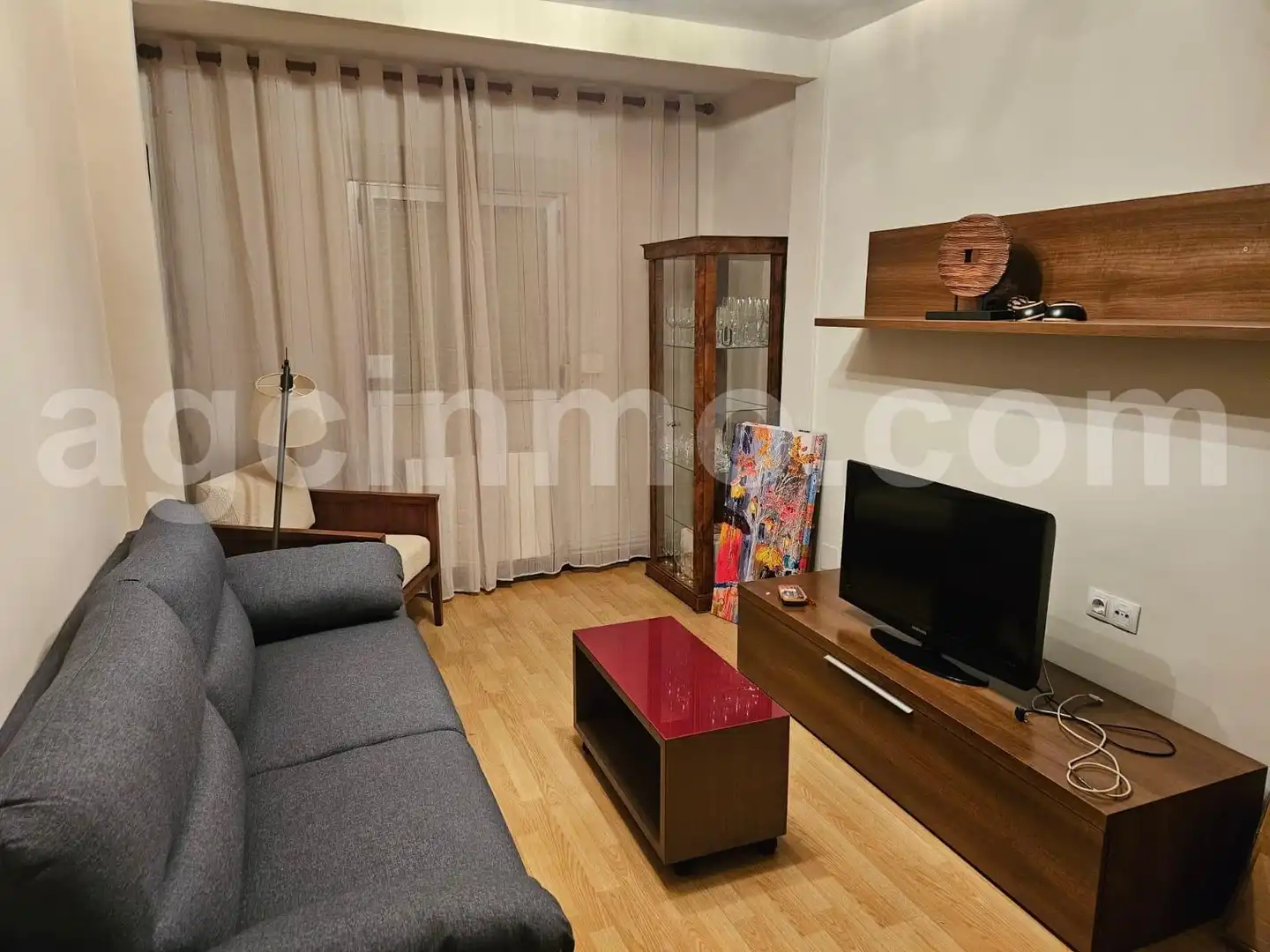 Wohnzimmer von Wohnung zur Miete in Valladolid Capital mit Heizung, Möbliert und Balkon