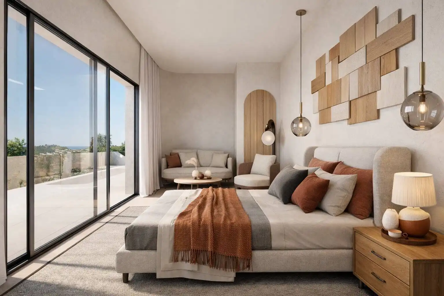 Habitación de Casa o chalet en venta en Jávea / Xàbia con Aire acondicionado, Jardín privado y Terraza