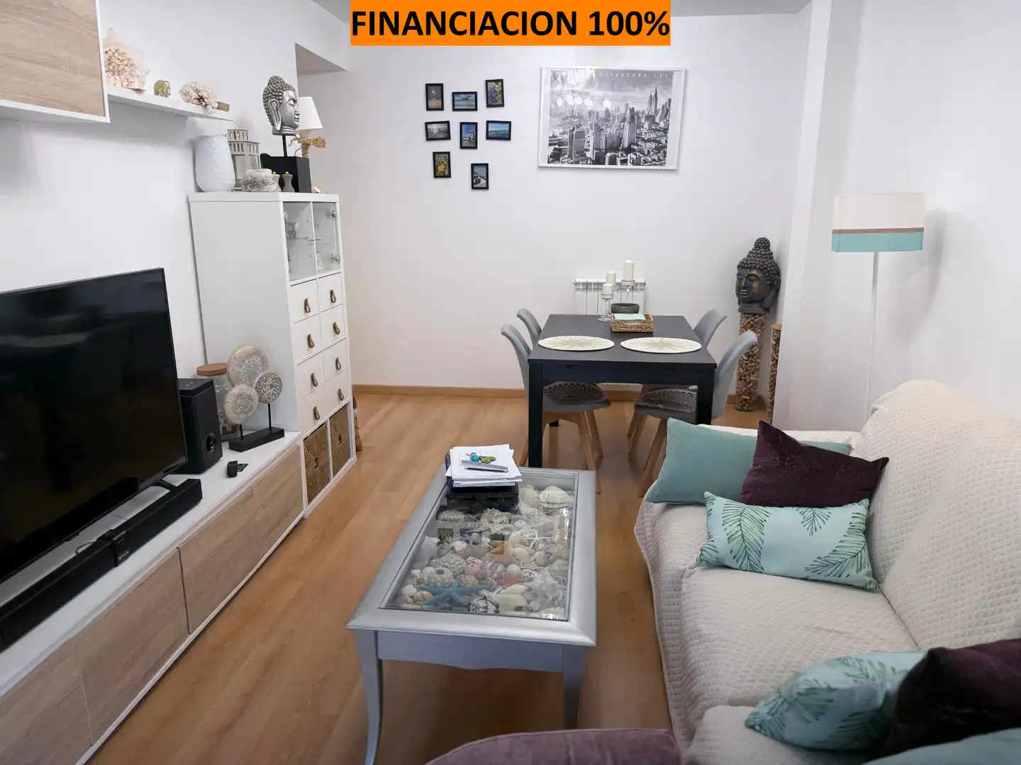 Sala d'estar de Àtic en venda en Barrios rurales del oeste