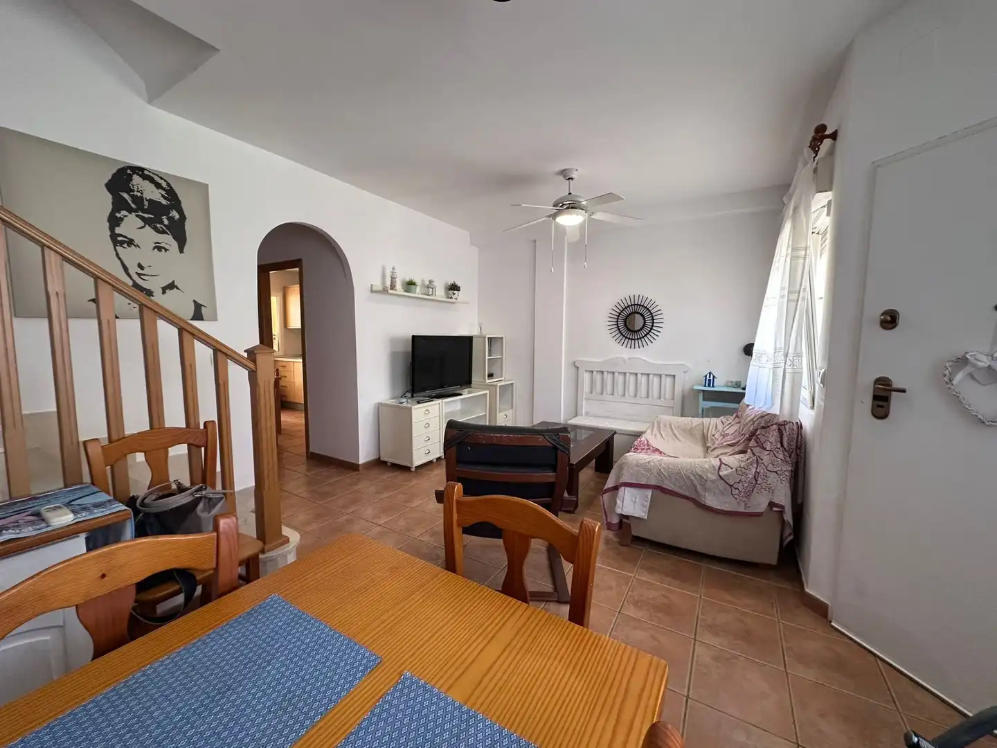 Sala d'estar de Casa o xalet de lloguer en Pilar de la Horadada amb Aire condicionat, Calefacció i Terrassa