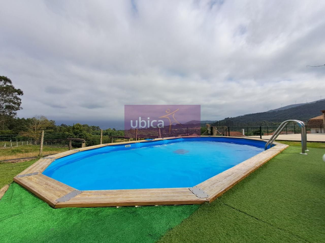 Piscina de Casa o xalet en venda en A Cañiza   amb Calefacció, Jardí privat i Terrassa