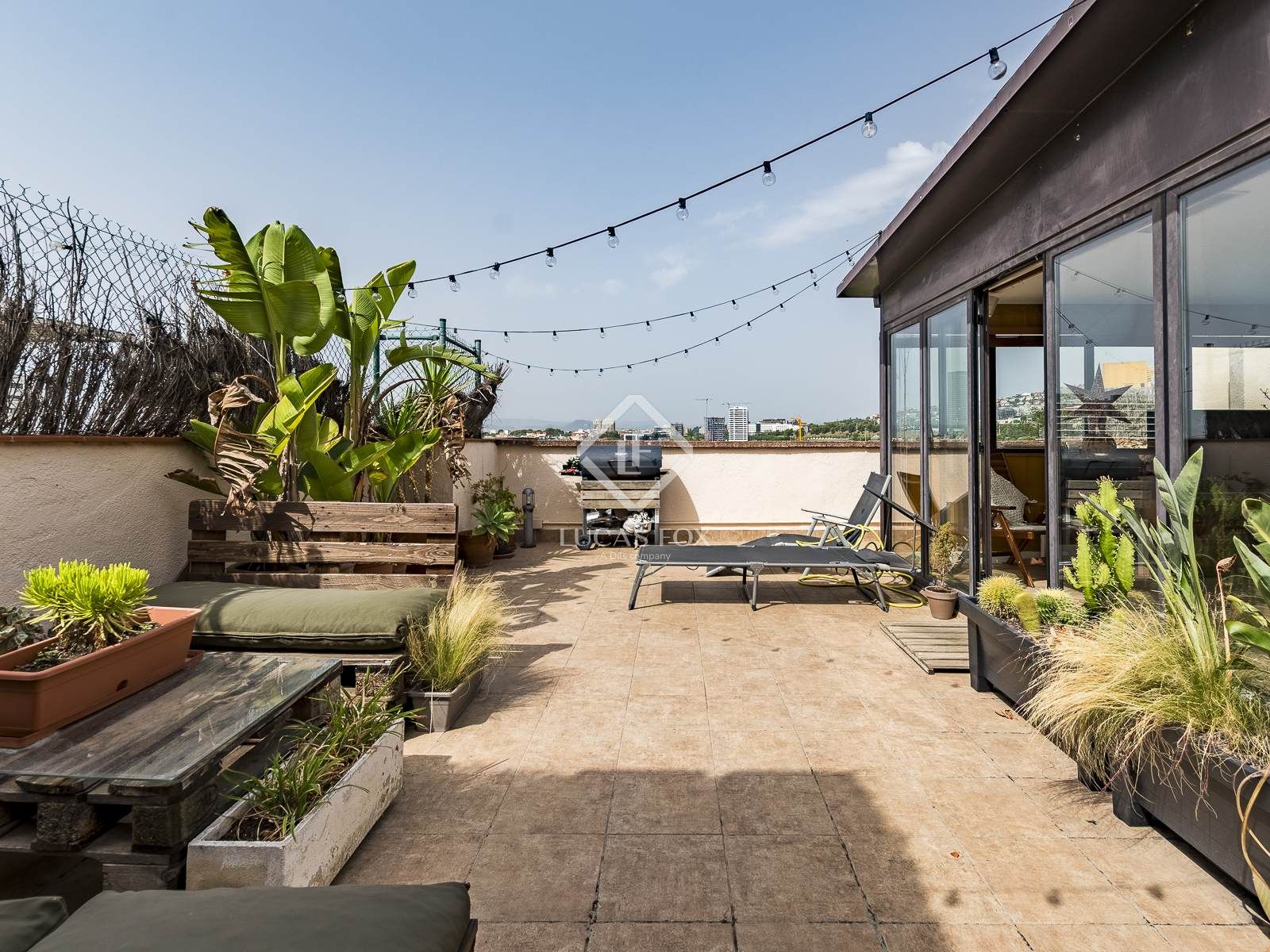 Terrace of Flat for sale in  Barcelona Capital  with Air Conditioner, Terrace and Balcony