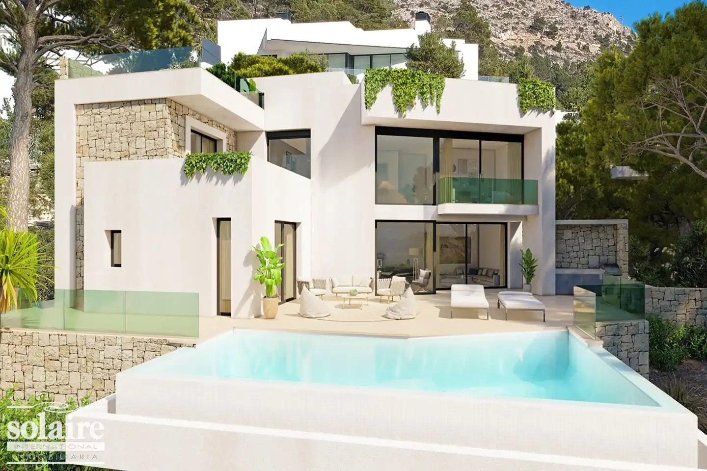Vista exterior de Residencial en venta en Altea