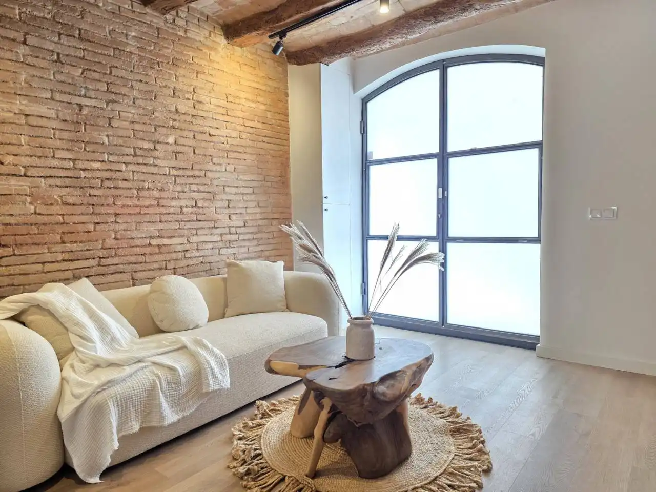 Wohnzimmer von Wohnungen zum Verkauf in Barcelona mit Klimaanlage, Heizung und Parkett
