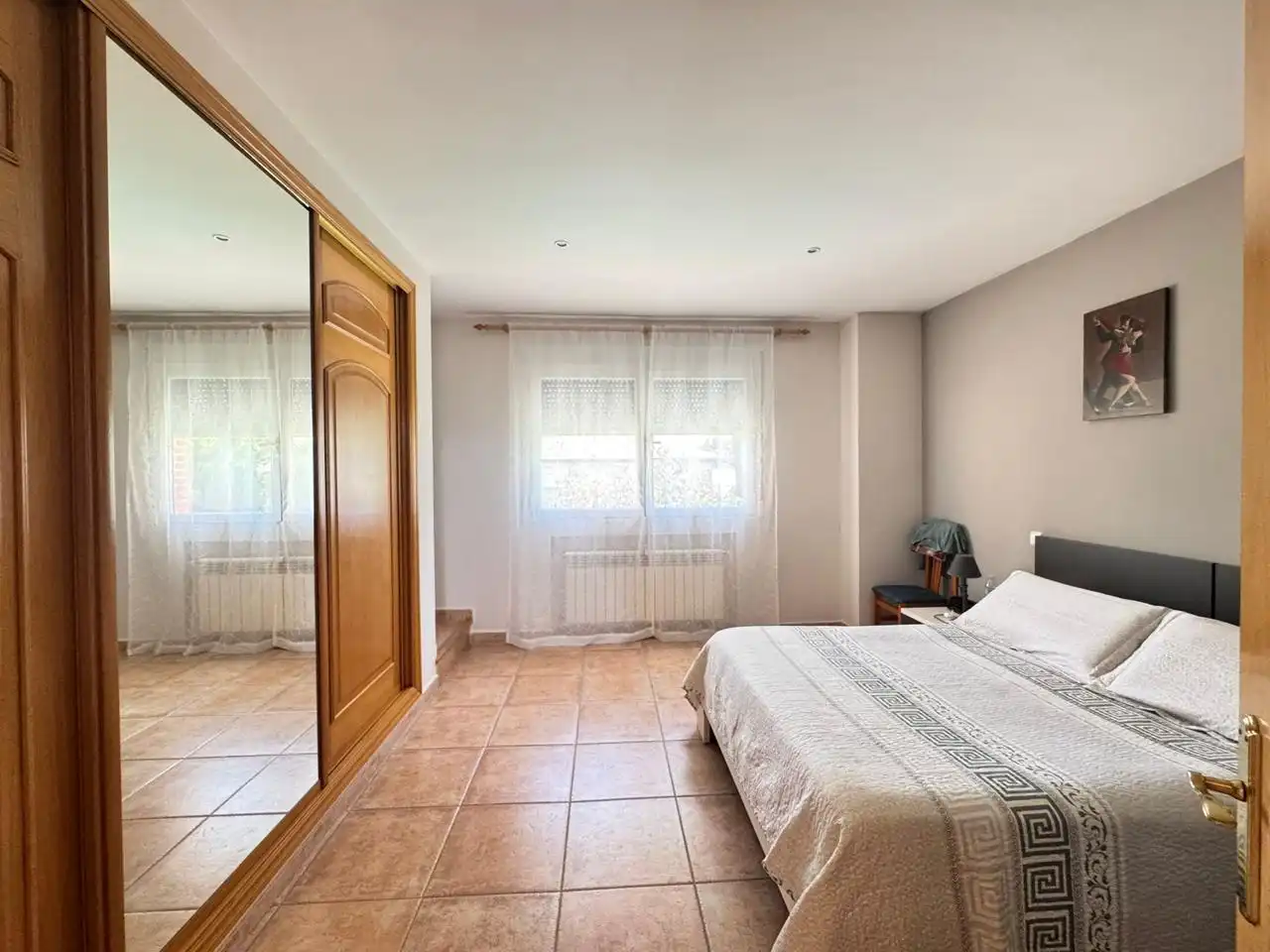 Schlafzimmer von Haus oder Chalet zum Verkauf in Galapagar mit Klimaanlage, Heizung und Privatgarten