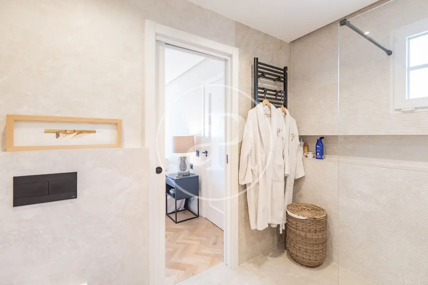 Baño de Casa adosada de alquiler en Las Rozas de Madrid con Aire acondicionado, Calefacción y Jardín privado