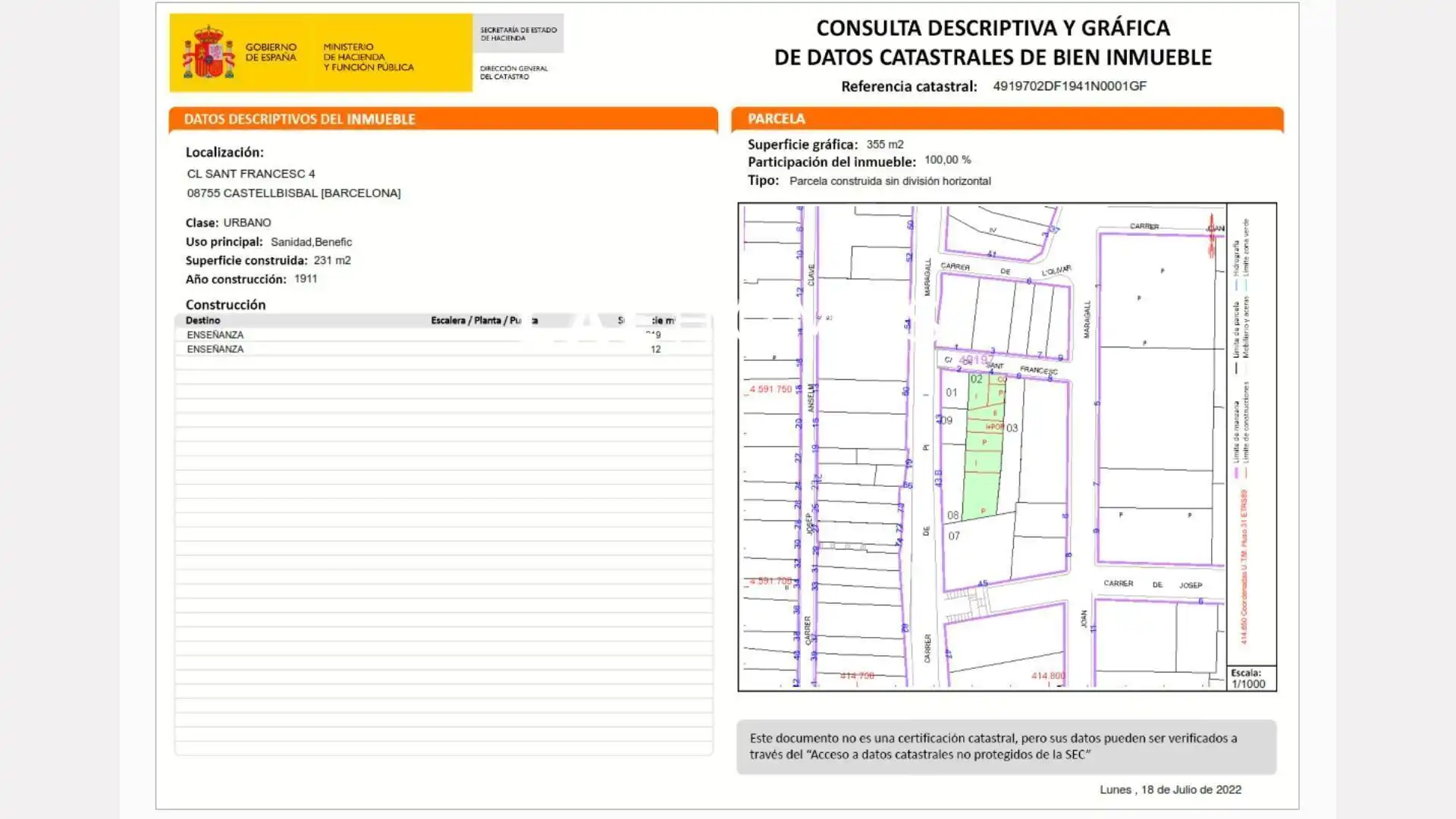 Vista exterior de Residencial en venta en Castellbisbal