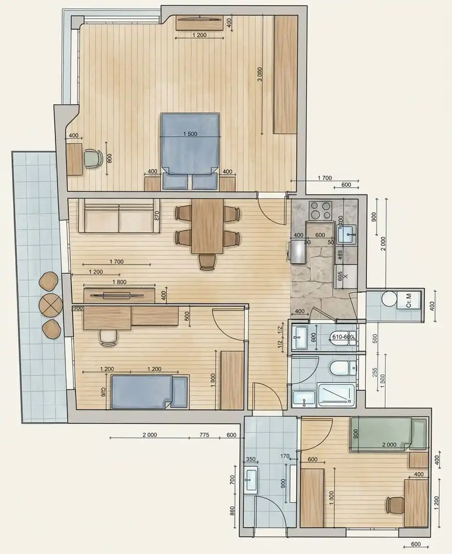 Wohnung mit Aufzug zum Verkauf in Els Pins, imagen 3