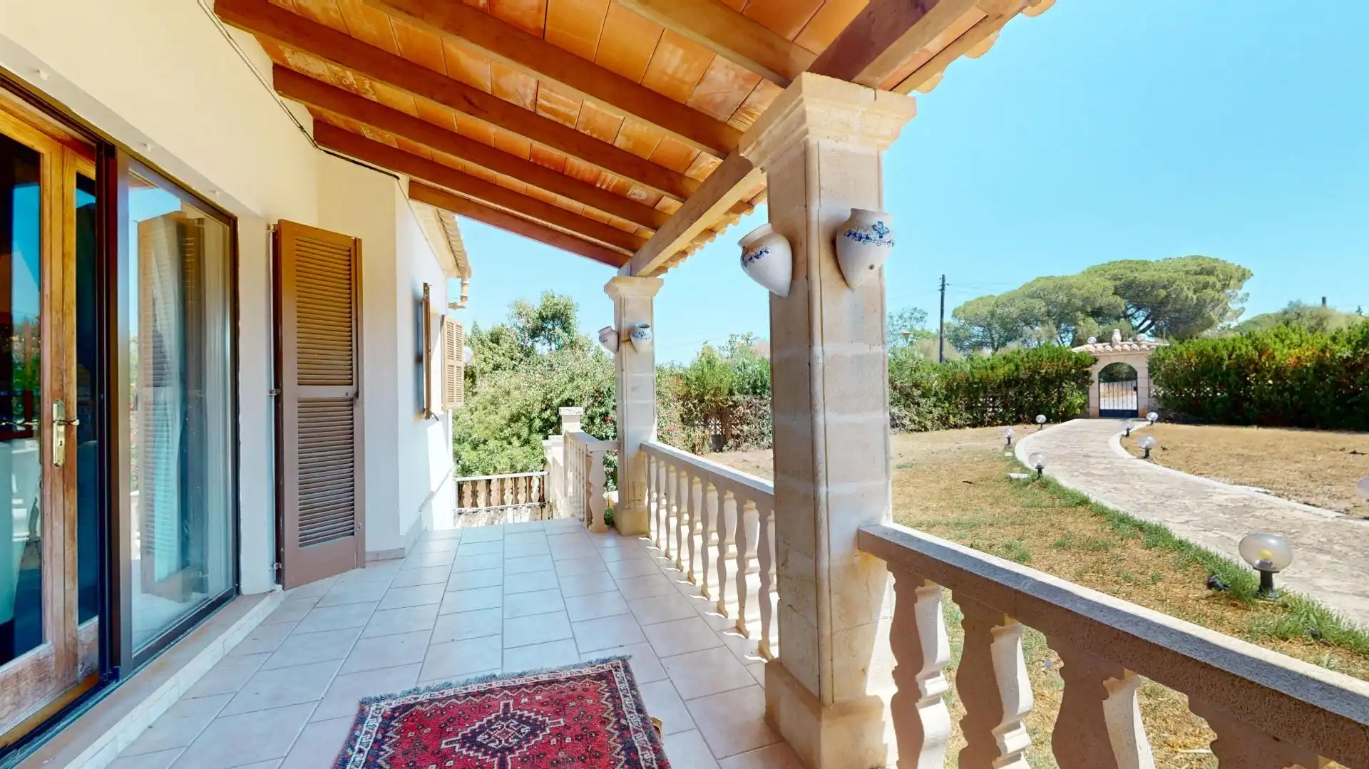 Terraza de Casa o chalet en venta en  Palma de Mallorca con Aire acondicionado, Calefacción y Jardín privado