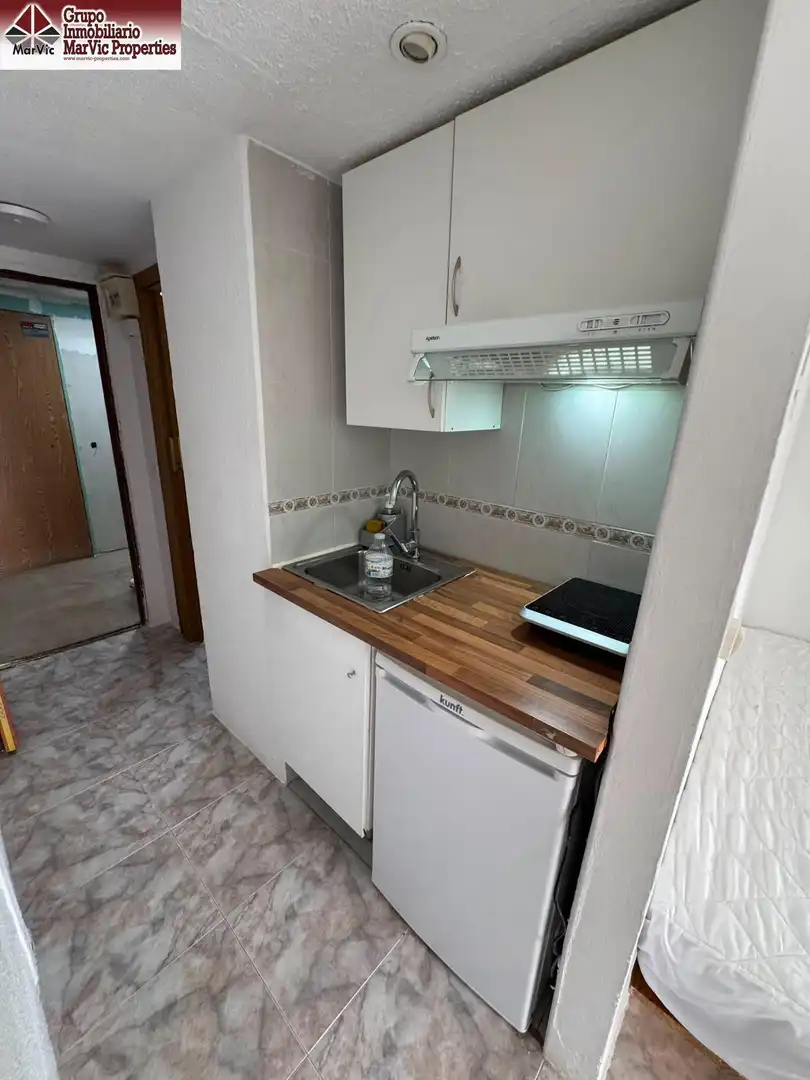 Cuina de Estudi en venda en Benidorm amb Jardí privat, Moblat i Piscina comunitària