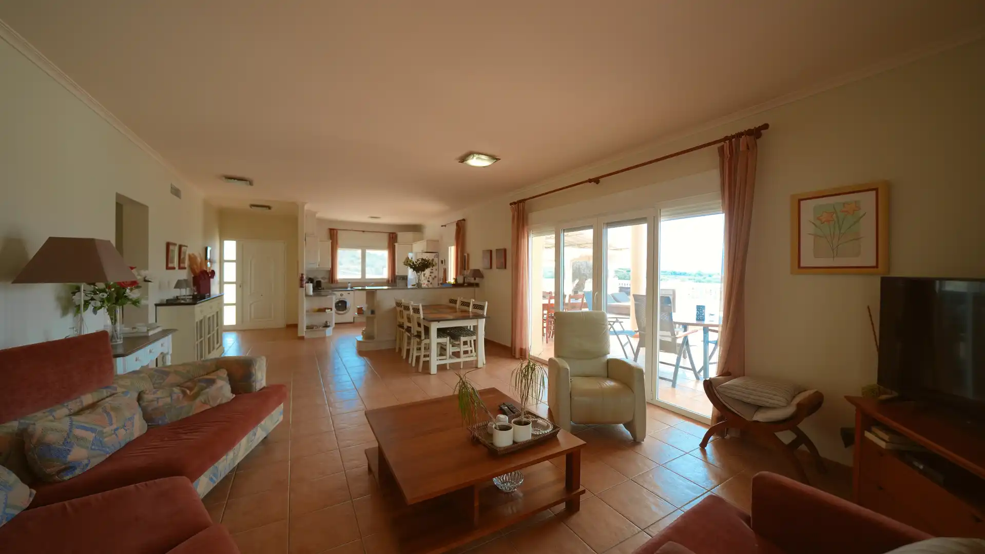 Sala d'estar de Finca rústica en venda en Moravit - Cap Blanc