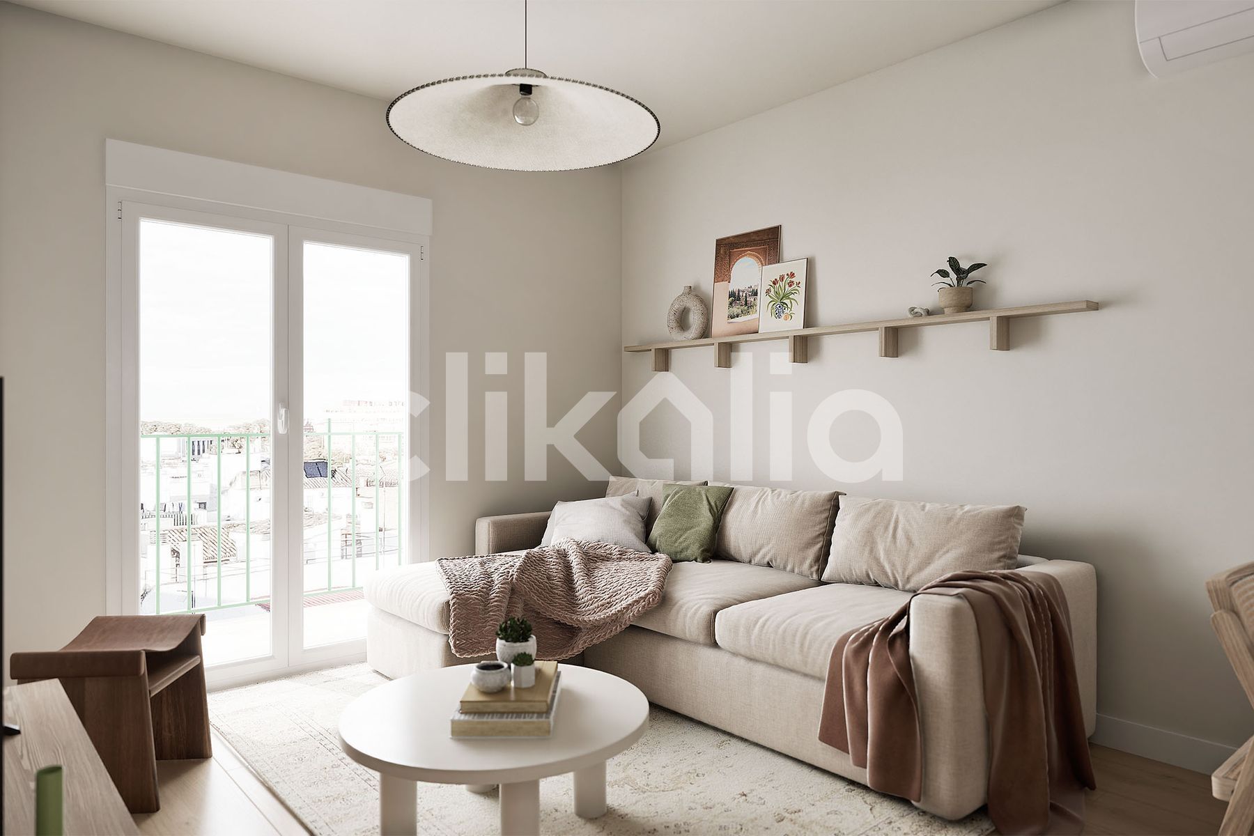 Living room of Flat for sale in  Sevilla Capital  with Air Conditioner and Terrace
