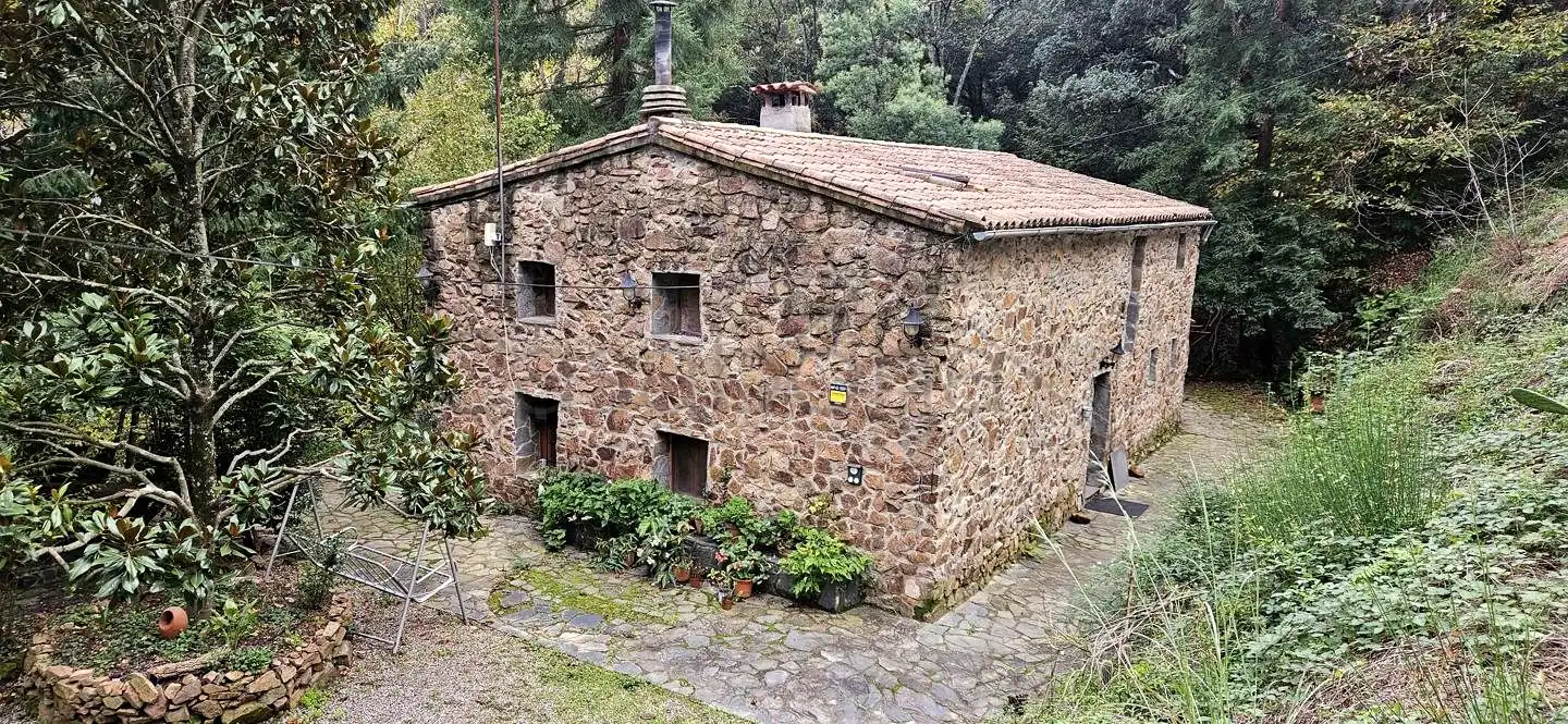 Vista exterior de Finca rústica en venta en Arbúcies con Jardín privado, Terraza y Amueblado