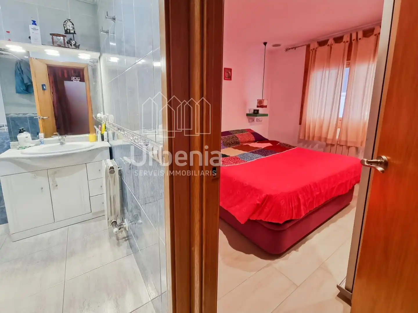 Bedroom of Flat for sale in Mataró  with Heating, Terrace and Storage room