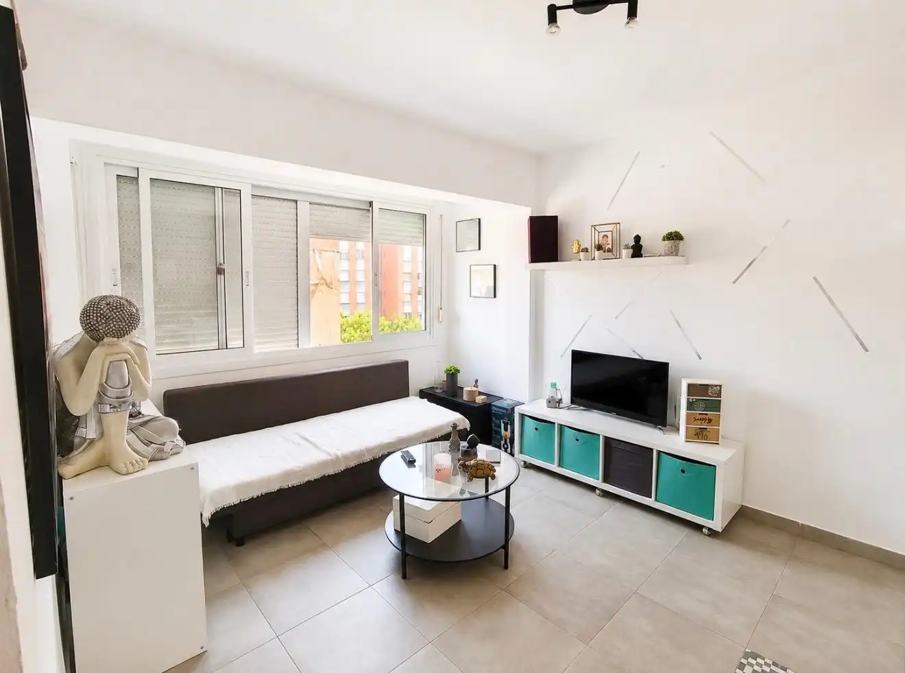 Living room of Flat for sale in  Palma de Mallorca  with Furnished
