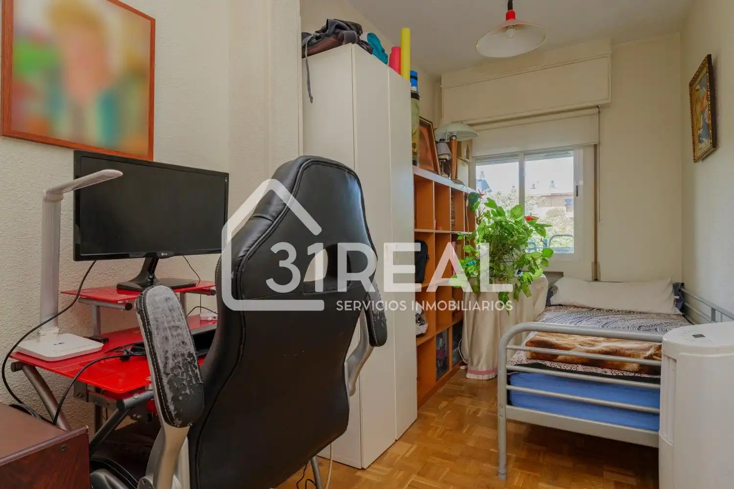 Bedroom of Flat for sale in Madrid  with Air Conditioner, Heating and Parquet flooring