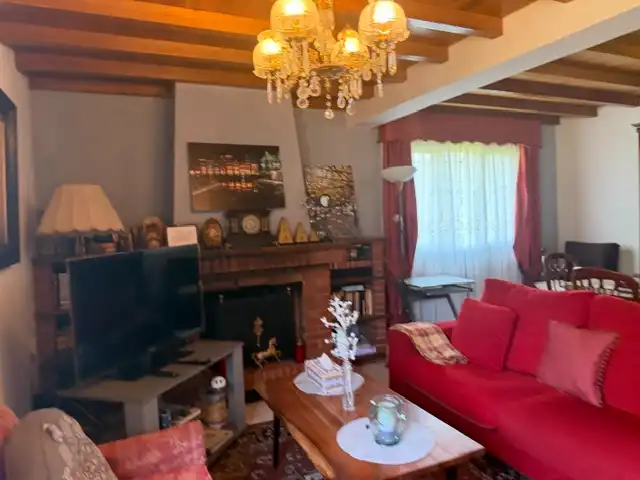 Wohnzimmer von Country house zum Verkauf in Trabada mit Heizung, Privatgarten und Terrasse