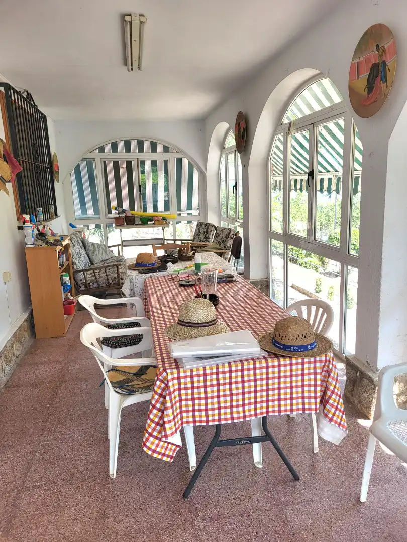 Terrassa de Casa o xalet en venda en Cáceres amb Aire condicionat, Calefacció i Jardí privat
