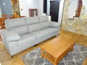 Wohnzimmer von Wohnung zur Miete in Gijón  mit Heizung, Parkett und Möbliert