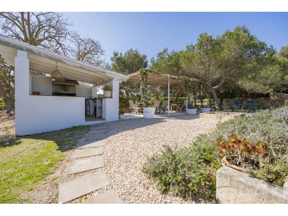 Jardín de Finca rústica en venta en Sant Lluís con Jardín privado, Terraza y Piscina